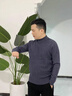 恒源祥100%純山羊絨衫男士秋冬款加厚加絨半高領(lǐng)毛衣中年打底羊絨衫上衣 時(shí)尚灰 L 170【建議體重120-135斤】 曬單實(shí)拍圖