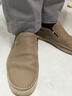 公羊皮鞋男商務(wù)休閑鞋子男樂(lè )福鞋真皮男鞋一腳蹬懶人鞋駕車(chē)鞋 卡其 1519-1 40 曬單實(shí)拍圖