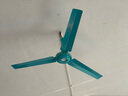 鉆石牌（DIAMOND）吊扇電風(fēng)扇大風(fēng)力1.4米48/56寸樓頂家用客廳餐廳輕音風(fēng)扇銅芯宿舍工廠(chǎng)吊頂風(fēng)扇MX 56寸綠色銅芯三葉吊扇【五檔大風(fēng)】 曬單實(shí)拍圖