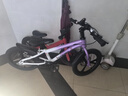 鳳凰兒童自行車(chē)兒童山地學(xué)生車(chē)小孩單車(chē)帶輔助輪3-6-10-12歲小中大童 烏梅紫丨單速一體輪+雙碟剎+禮包 16寸 曬單實(shí)拍圖