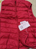 鴨鴨冬季新款女裝時(shí)尚羽絨馬甲女短款輕薄馬夾坎肩立領(lǐng)休閑氣質(zhì)背心K 中國紅 2XL 曬單實(shí)拍圖