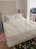 A類(lèi)水洗棉防水隔尿床笠單件席夢(mèng)思床墊保護罩全包床墊套防滑床單 防水繁花-白色 【A類(lèi)夾棉加厚】 150x200cm 【單床笠】 曬單實(shí)拍圖