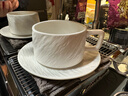 INMIND HOUSE輕奢咖啡杯碟套裝精致高級感拿鐵杯馬克杯歐式陶瓷下午茶杯子陶瓷 咖啡杯碟套裝【混色2個(gè)裝】 產(chǎn)品規格圖見(jiàn)圖二 曬單實(shí)拍圖