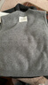 edition毛織馬甲女春新款牦牛絨羊毛V領(lǐng)手縫織嘜標針織背心 中花灰色K08 M (165) 曬單實(shí)拍圖