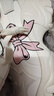 彪馬（PUMA）老爹鞋|粉蝴蝶結增高厚底鞋女款休閑鞋PULSARWEDGE387090 米白色-粉紅-01 36 曬單實(shí)拍圖