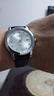 正品石英表商務(wù)男士手表男單日歷高檔商務(wù)2025新款 【單日歷】黑帶銀殼 曬單實(shí)拍圖