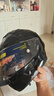 GSB摩托車(chē)頭盔3C認證四季通用電動(dòng)車(chē)摩托車(chē)通勤競速頭盔男女盔361GT 閃光黑配透明鏡片+順豐快遞 XXL（建議58-59頭圍） 曬單實(shí)拍圖