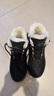 雪中飛雪地靴男女2025冬季御寒保暖棉靴厚底百搭戶(hù)外徒步鞋 活力黑 43 曬單實(shí)拍圖