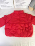 迷你巴拉（minibala）[真心絨]女童羽絨服甜美保暖A擺連帽兒童加長(cháng)外套新年衣服2025冬 曬單實(shí)拍圖