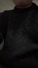 大嘴猴（paul frank）毛衣男士麻花針織衫男秋冬季情侶圓領(lǐng)毛線(xiàn)衣男打底衫 黑色 XL 曬單實(shí)拍圖