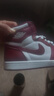 耐克（NIKE）Air Jordan 1 High OG AJ1白紅 舒適耐磨 高幫休閑板鞋 DZ5485-160 成人男款 42 曬單實(shí)拍圖