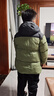特步（XTEP）童裝兒童絨鎧甲羽絨服高蓬保暖蓬松柔軟外套 沙茶綠 170 曬單實(shí)拍圖