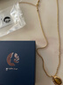 伊黛兒橢圓虎眼石項鏈女輕奢小眾高級感2025新款秋冬配飾長(cháng)款毛衣鏈 A4X504美拉德毛衣鏈 曬單實(shí)拍圖