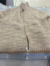 茵曼2025冬季女裝新款西裝領(lǐng)羊駝毛桑蠶絲雙面呢大衣中長(cháng)款毛呢外套 燕麥色 S 曬單實(shí)拍圖