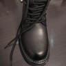 JASONWOOD品牌男鞋冬季新款真皮高幫英倫休閑馬丁靴男士戶(hù)外百搭復古工裝靴 黑色四季款【正品男鞋】 40 (250mm) 曬單實(shí)拍圖