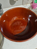時(shí)光舊巷和面盆陶瓷盆老式大號家用揉面盆加厚活面發(fā)面洗面拌菜盆廚房用品 中號紅釉和面盆-37cm【3-5人】 曬單實(shí)拍圖