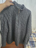 京東京造【粗紡針織衫】毛衣男羊毛衫男冬季毛衫 花灰 半拉鏈-全羊毛 2XL 曬單實(shí)拍圖