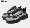 斐樂(lè )（FILA）官方女鞋老爹鞋運動(dòng)鞋鞋子蕨草鞋2休閑鞋 黑/南極灰-BA 37.5 曬單實(shí)拍圖