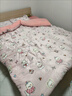 卡緹倫牛奶四件套加厚保暖冬季牛奶絨四件套母嬰級宿舍被套床單三件套 茶派小狗粉【加絨加厚 防起靜電】 1.5/1.8m 床單款 被套200*230cm 四件套 曬單實(shí)拍圖