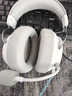 覓聲白羊座游戲耳機頭戴式有線(xiàn)帶麥電競專(zhuān)用電腦耳麥三角洲行動(dòng)3.5/usb接口虛擬7.1音效聲卡降噪麥克風(fēng) USB接口雪域白-贈耳機支架-集成星云聲卡芯片 曬單實(shí)拍圖