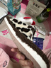 呱嗒獸甜酷豹紋凱蒂貓舒適棉拖鞋2025秋冬外穿軟底保暖加絨毛絨絨拖鞋女 米色小豹紋-KT貓/棉拖 36-37 (適合35-36的腳) 曬單實(shí)拍圖