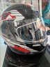 CKULH德國頭盔冬季防凍保暖電動(dòng)車(chē)摩托車(chē)全盔帶圍脖高清防霧男女士全包 3C認證-炫酷白【頭圍55-58cm】 均碼 曬單實(shí)拍圖