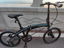 大行折疊自行車(chē) 20英寸9速碟剎D9海豚鋁合金車(chē)架成人運動(dòng)單車(chē) ECA093 綠色 曬單實(shí)拍圖