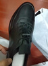 駱駝（CAMEL）男士加絨套腳快穿牛皮商務(wù)休閑運動(dòng)皮鞋 G14A220724R 黑色 42 曬單實(shí)拍圖