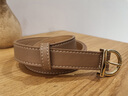 愛(ài)情海牛皮女士皮帶褲腰帶裝飾配裙子學(xué)生針扣式簡(jiǎn)約百搭褲帶生日禮物  曬單實(shí)拍圖