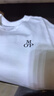Marc O'Polo/MOP 夏季新款圓領(lǐng)森柔棉透氣吸汗純色夏裝短袖T恤男 白色100 M 曬單實(shí)拍圖