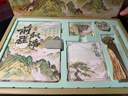 左邊世界開(kāi)學(xué)畢業(yè)季禮品筆記本子套裝禮盒可定制中國風(fēng)商務(wù)辦公記事本本子千里江山伴手禮文具國潮文創(chuàng  )可印 千里江山禮盒+禮袋款-綠 曬單實(shí)拍圖