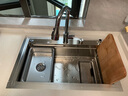 JOMOW水槽5.0加厚廚房大單槽一體盆304不銹鋼洗碗池槽多功能洗菜盆GL/d 75*46【5.0加厚】耐磨耐刮 【默認發(fā)右下水】左下水需下單備注 曬單實(shí)拍圖