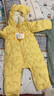巴拉巴拉童裝嬰兒連體羽絨服輕薄羽絨服寶寶衣服2025冬裝抱衣爬服男童女童 黃色雪人-白鴨絨 90 cm-充絨量47g 曬單實(shí)拍圖