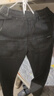 古銘森秋冬季大碼彈力牛仔褲男士加肥加大肥胖多口袋哈倫褲干活勞保褲子 灰色 XL 【建議120-135斤】 曬單實(shí)拍圖