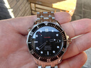 歐米茄（OMEGA）【二手99新】歐米茄海馬300男表陶瓷圈鋁圈全自動(dòng)機械二手奢侈品腕表防水夜光潛水手表 黑盤(pán)鋼帶212.30.41.20.01.002 曬單實(shí)拍圖