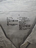 無(wú)印良品（MUJI）女式水洗平紋襯衫領(lǐng)長(cháng)袖襯衫襯衣內搭女裝秋季外搭薄款外套 白色條紋 S （155/80A） 曬單實(shí)拍圖
