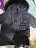 鴨鴨女童羽絨服2022新款洋氣中長款毛領(lǐng)中大童加厚極寒兒童外套WJ 黑色（環(huán)保毛領(lǐng)） 160 （環(huán)保毛領(lǐng)） 曬單實拍圖