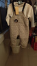 巴拉巴拉寶寶秋冬男童套裝背帶褲兩件套簡(jiǎn)約休閑洋氣時(shí)尚可愛(ài)萌趣 白咖色調00415 100 曬單實(shí)拍圖