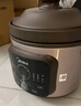 美的（Midea）電燉鍋電砂鍋電煮鍋燉湯盅電燉盅煲湯煮粥紫陶膽燉鍋電煮鍋5L 60min快燉大火一體多功能鍋 DGE5052 曬單實(shí)拍圖