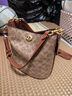蔻馳（COACH）【春尚新】Willow系列女包水桶包女士單肩斜挎包送女生禮物 棕黃色拼焦糖色CW602B4XHG 曬單實(shí)拍圖