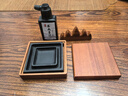 維新歙硯天然原石硯臺木盒防蒸發(fā)不干墨水火鍋硯臺書(shū)法專(zhuān)用練毛筆字可磨墨研墨條墨池墨汁保濕墨盒 曬單實(shí)拍圖