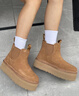 UGG【雙11搶先購】秋季女士舒適純色厚底雪地靴 1134526CHE|栗色37 曬單實拍圖