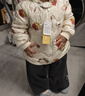 巴拉巴拉兒童羽絨服女童男童2025年冬季寶寶輕薄保暖外套上衣萌趣男寶女寶 白紅小熊薯條00366-白鴨絨 100 (充絨量32g) 曬單實(shí)拍圖
