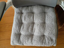 鐘愛(ài)一生坐墊屁墊椅子坐墊學(xué)生椅墊加厚保暖毛絨椅子墊座椅墊辦公室屁墊子 羊羔絨胖子墊_淺灰色 50*50cm 曬單實(shí)拍圖