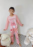 女童睡衣春秋季純棉薄款長(cháng)袖母女兒童套裝拉布布親子空調家居服夏 【純棉100%】-TN#22843粉拉布布 110 【10碼】建議身高103-113CM 曬單實(shí)拍圖