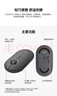 羅技（Logitech）時(shí)尚系列 PEBBLE鼠標 無(wú)線(xiàn)藍牙鼠標 辦公靜音鼠標 女性鼠標對稱(chēng)鼠標 鵝卵石造型 石墨黑 曬單實(shí)拍圖