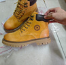 駱駝（CAMEL）【王俊凱同款】馬丁靴男鞋秋冬2025新款大黃靴女戶(hù)外工裝登山靴子 G13W379132 金黃色 43 曬單實(shí)拍圖