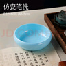 玉水湖多功能仿玉筆洗塑料洗筆缸國畫(huà)書(shū)法洗墨毛筆桶池塑料涮筆碗多功能墨池墨盤(pán)墨碟筆擱水碟硯臺水盂 曬單實(shí)拍圖