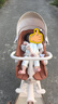 普洛可（PLAYKIDS）A8max遛娃神器推車嬰兒車0-3歲用折疊可坐可躺帶減震輕便溜娃車 【五段遮陽篷】A8MAX一代天使之翼 曬單實(shí)拍圖