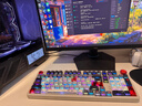 SKN青龍4.0 機械鍵盤(pán) 三模無(wú)線(xiàn)鍵盤(pán) 98配列鍵盤(pán) Gasket結構客制化鍵盤(pán) ZMK/QMK方案 2U大鍵0 青龍4.0曜-凱華極地狐軸【核動(dòng)力鍵帽】 曬單實(shí)拍圖